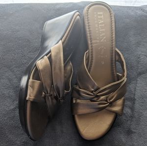 Italian Shoemakers Wedge Sandals